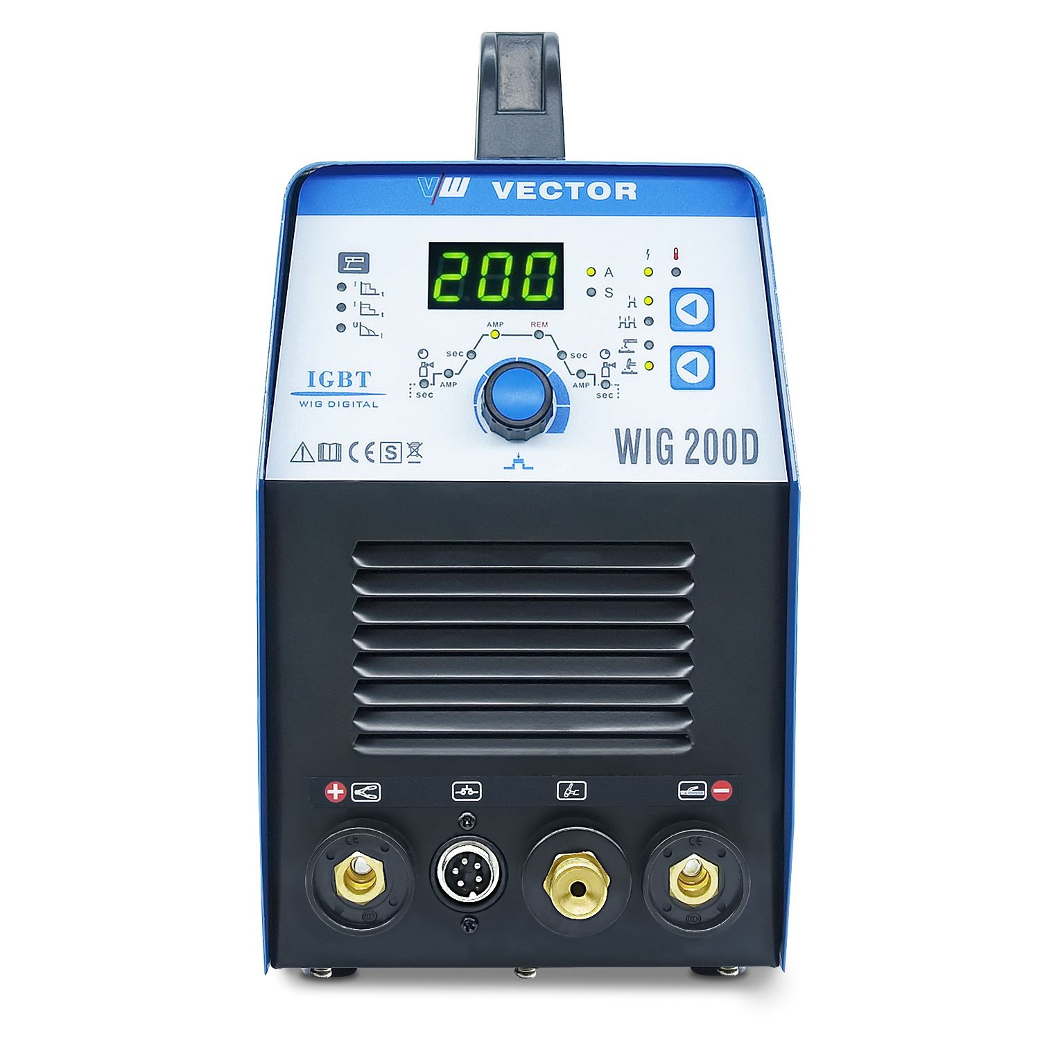 Saldatrice TIG IGBT 200A - 230V - Portatile Con Funzione MMA - Garanzia 7 Anni - Foto 5