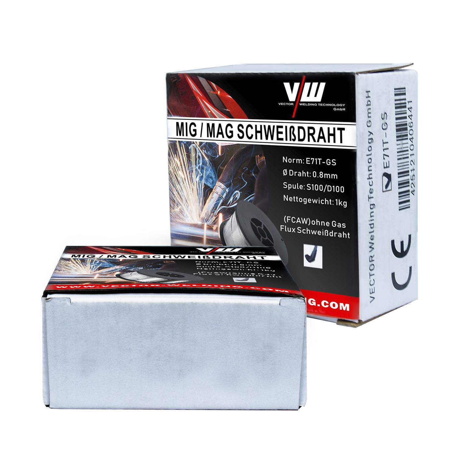 Bobina Di Filo Animato 0,8 Mm 5Kg Per Saldatura Senza Gas Con Saldatrici Mag 432277 - Foto 8