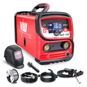 Set di Saldatrice a elettrodo,30-160A con funzione gas-free e display digitale