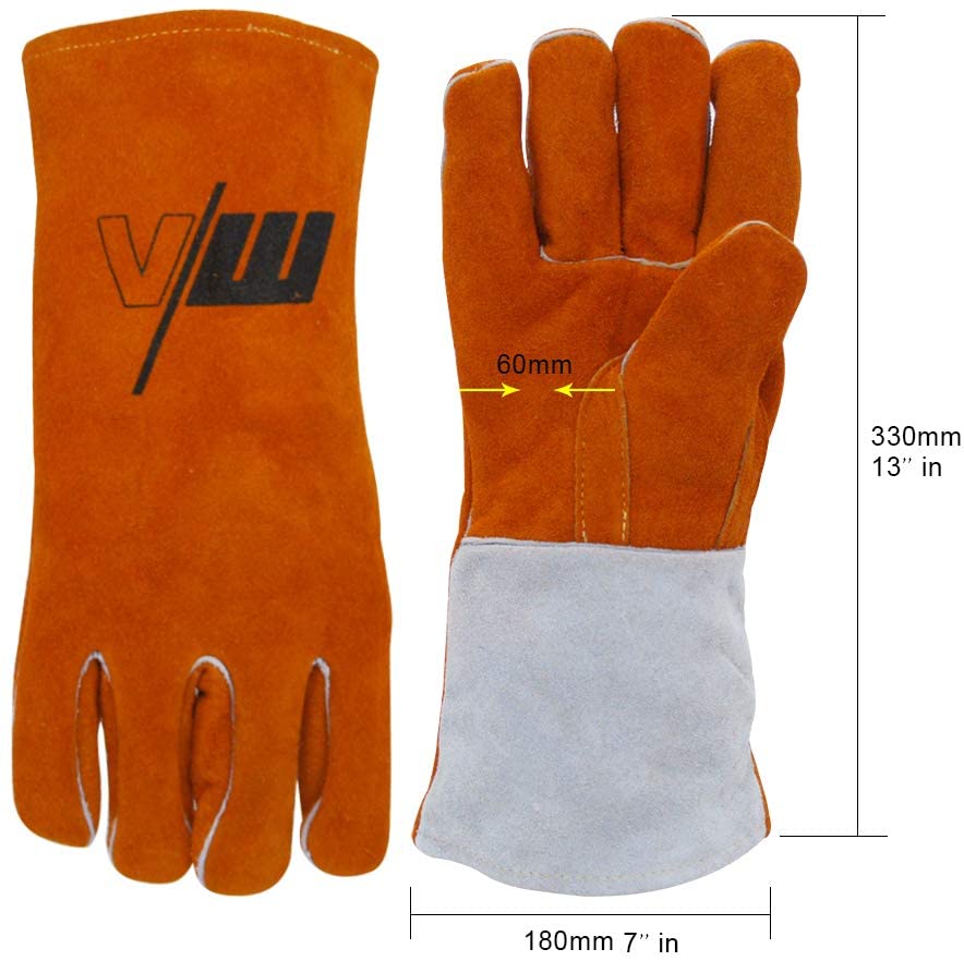 schweisserhandschuhe-rot-leder-schweissen-plasmaschneiden